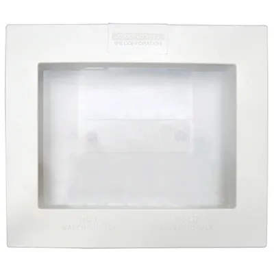 Washing Machine Outlet Box With Dual Drain, Durable Plastic ...